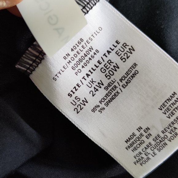 Alex Side-Tie Underwire Tankini Size 22W - Picture 3 of 9